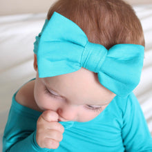 Load image into Gallery viewer, Tidal Teal Bamboo Headband
