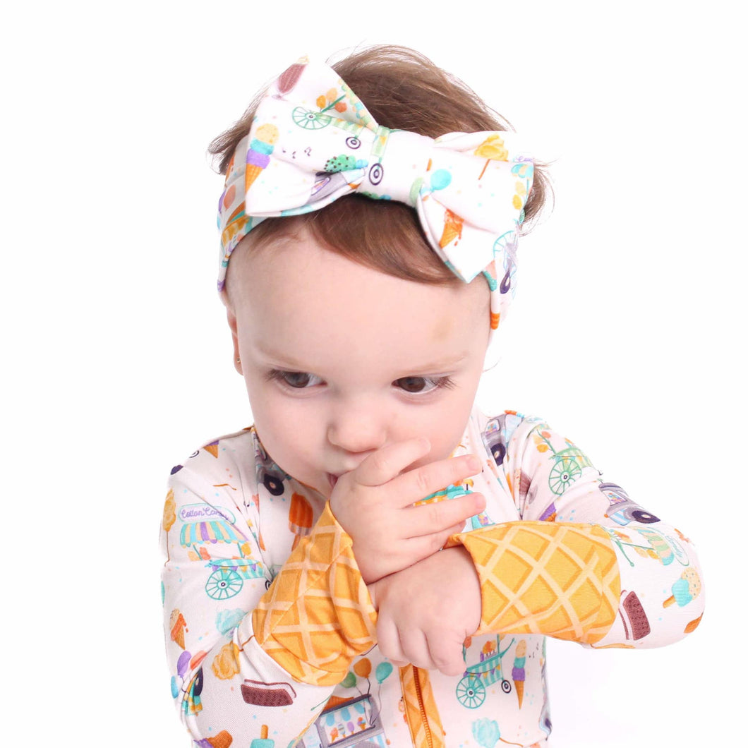 Ice Cream Bamboo Headband