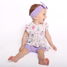 Load image into Gallery viewer, Lavender Lillies Bamboo Headband
