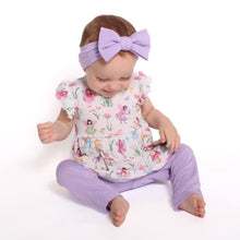 Load image into Gallery viewer, Lavender Lillies Bamboo Headband
