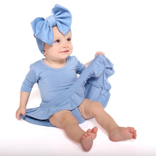 Load image into Gallery viewer, Steele Blue Girls Dress with bottoms
