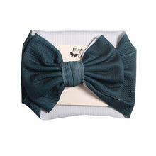 Load image into Gallery viewer, Stormy Sky Big Bow Headband
