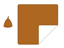 Load image into Gallery viewer, Brown Cream Cocoa Cups Swaddle with Hat
