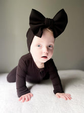 Load image into Gallery viewer, Black Big Bow Headband
