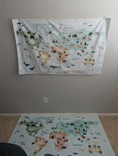 Load image into Gallery viewer, World Map wall Canvas
