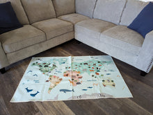 Load image into Gallery viewer, World Map Rug
