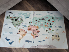 Load image into Gallery viewer, World Map Rug
