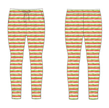 Load image into Gallery viewer, Christmas Stripes Women&#39;s bottom pjs
