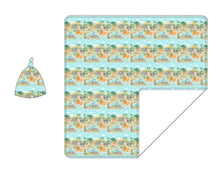 Load image into Gallery viewer, Safari Swaddle with Hat
