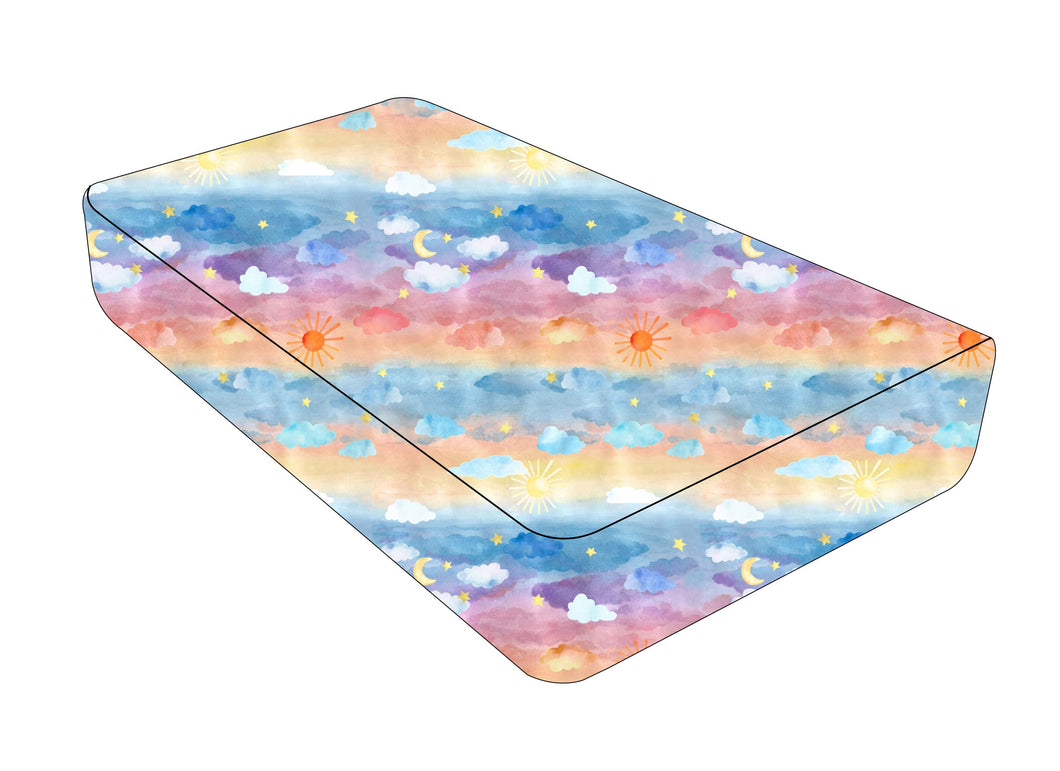 Solace Skies Twin Fitted Sheet