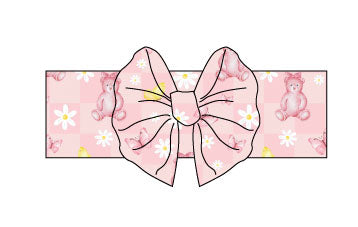 Blayklee Bear Big Bow Headband