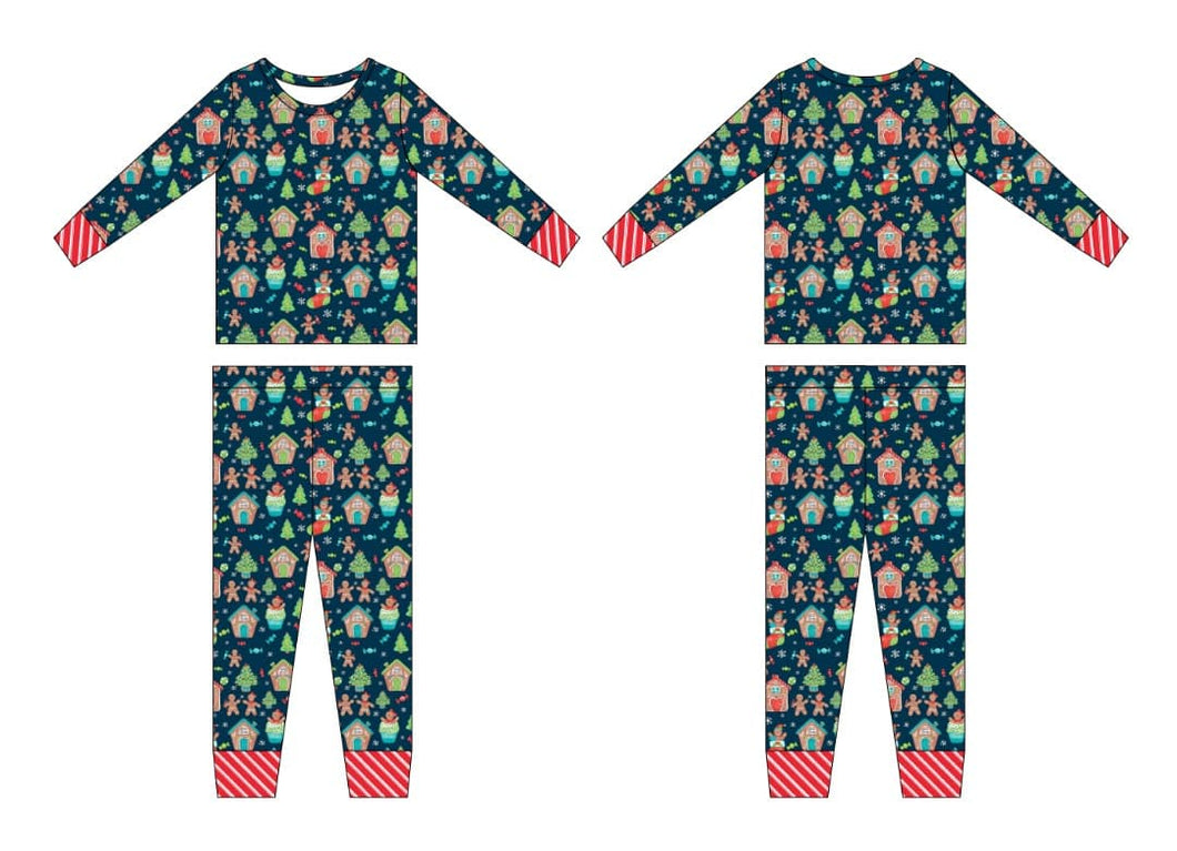 Gingerbread 2-Piece Long Sleeve Pjs