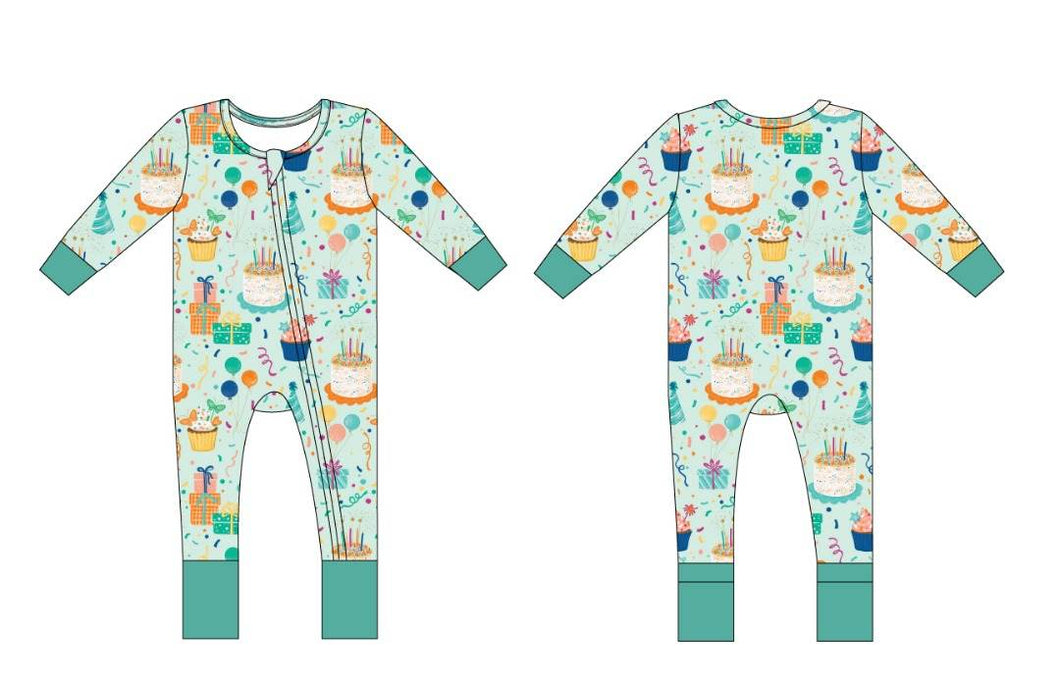 Birthday Bash Long Sleeve Romper