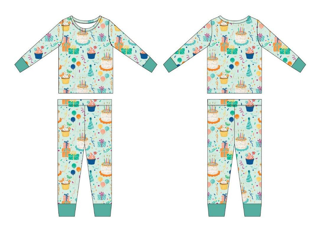 Birthday Bash 2-Piece Long Sleeve Pjs