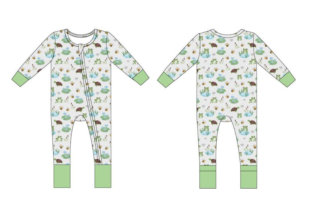 Pond Pals Long Sleeve Romper