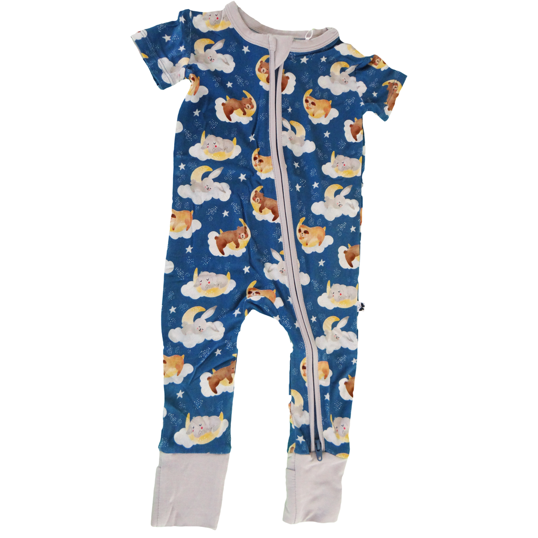 Bedtime Buddies Short Sleeve Romper