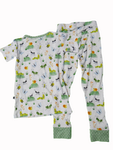 Load image into Gallery viewer, Busy Bugs 2-Piece Short Sleeve Pjs
