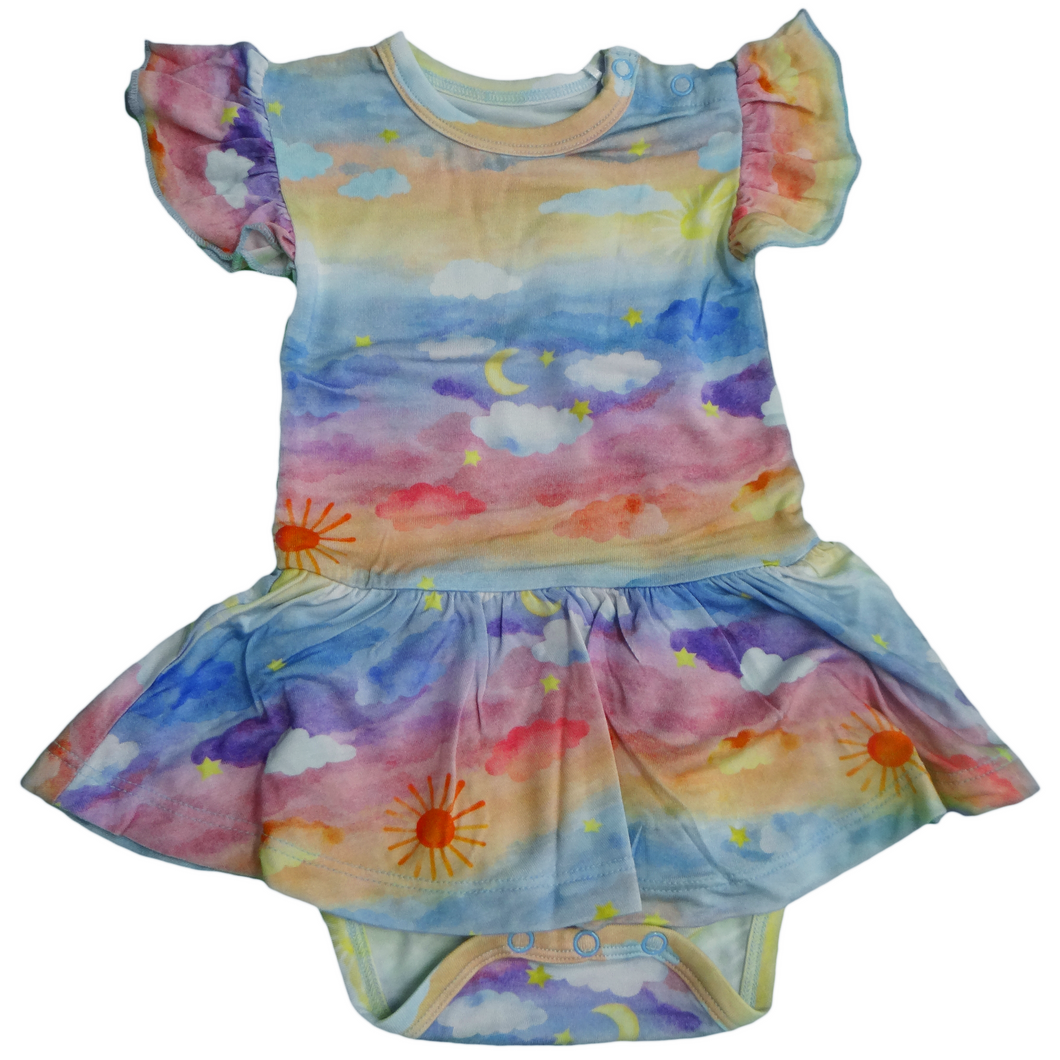 Solace Skies Twirl Dress