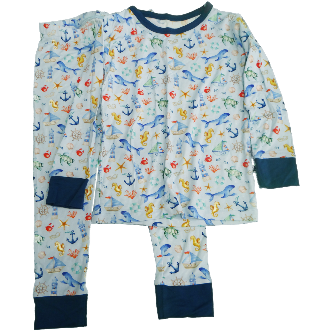 Sailing Seas 2-Piece Long Sleeve Pjs