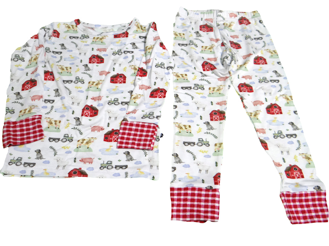 Friendly Farm 2-Piece Long Sleeve Pjs